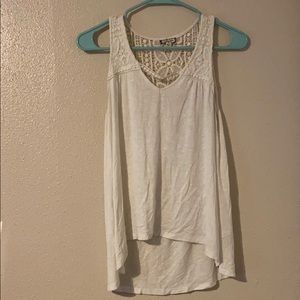 White Sleeveless Blouse